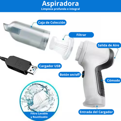 Aspiradora Portátil 5 en 1 - Tornado ™